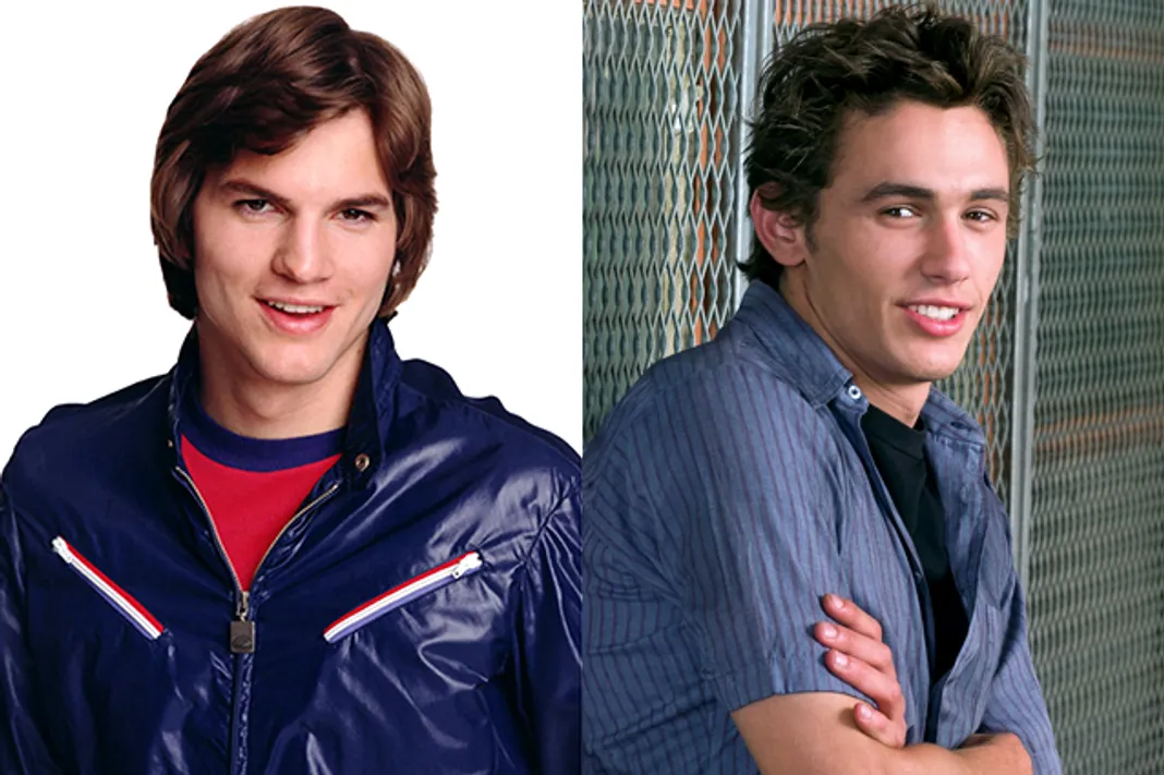 James Franco come Michael Kelso (That '70s Show) That '70s Show, Ashton Kutcher, James Franco