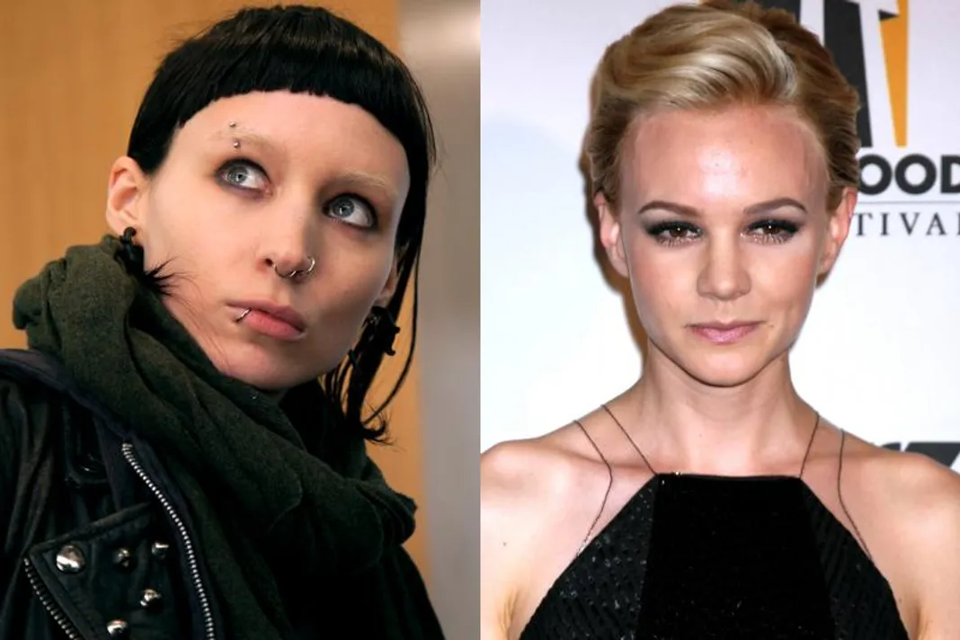 Carey Mulligan come Lisbeth Salander (La ragazza con il tatuaggio del drago) La Ragazza Con il tatuaggio del drago, Rooney Mara, Carey Mulligan