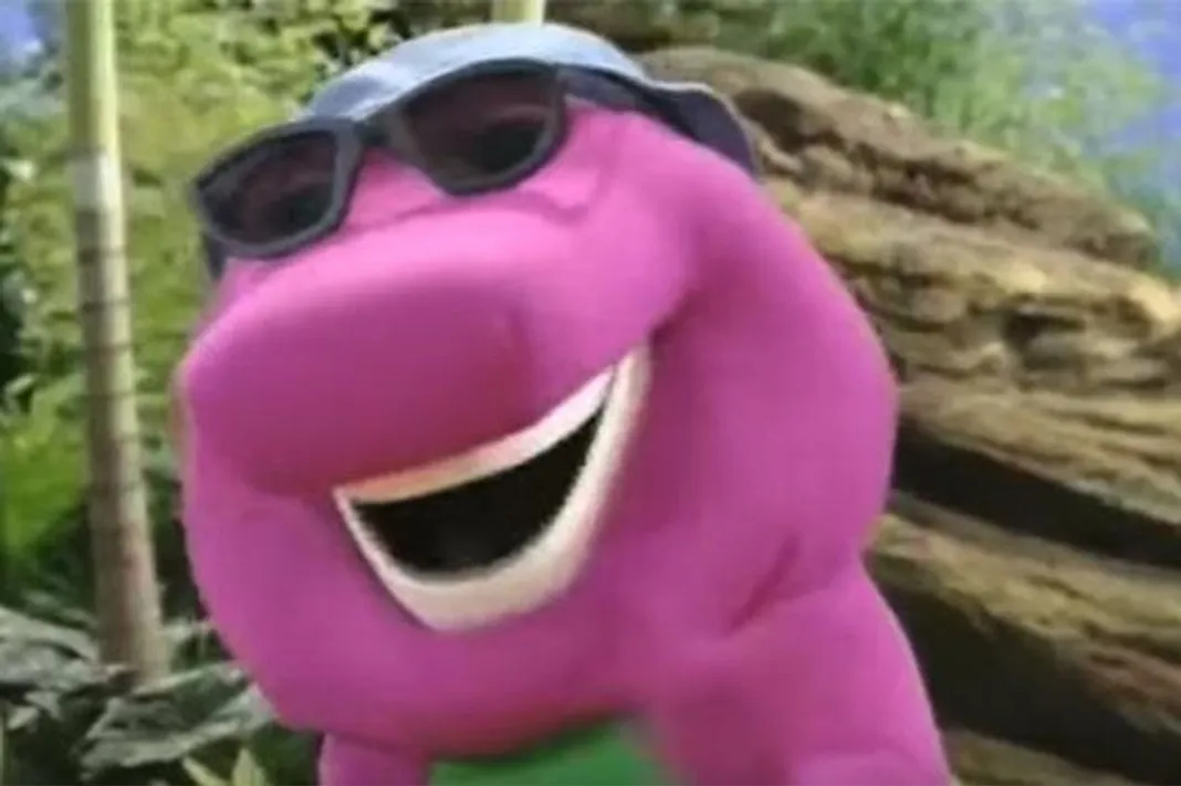 barney singing the notorious