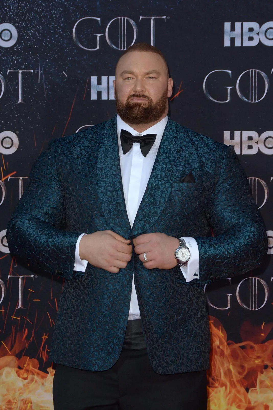 'Game of Thrones' season 8 premiere held at Radio City Music Hall - Arrivals Featuring: Hapthor Julius Bjornsson Where: New York, New York, United States When: 03 Apr 2019 Credit: Ivan Nikolov/WENN.com