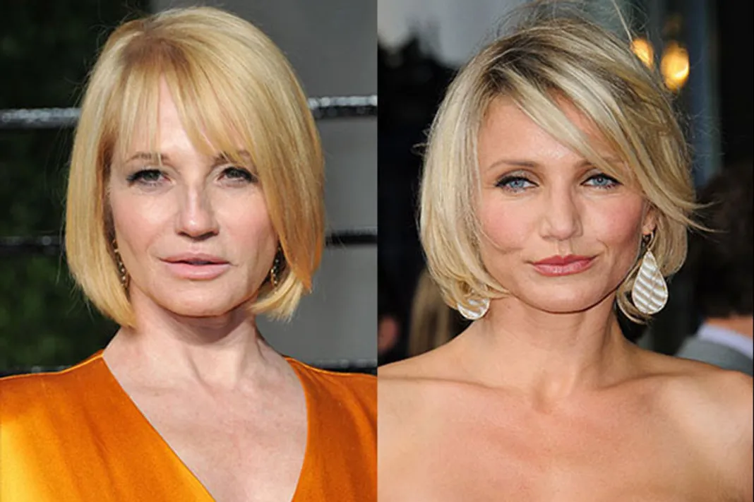 Ellen Barkin and Cameron Diaz