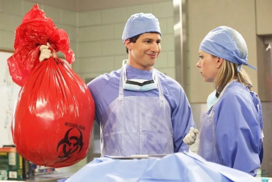 Brooklyn Nine-Nine TV Still, Andy Samberg, Mary Elizabeth Ellis Brooklyn Nine-Nine TV Still, Andy Samberg, Mary Elizabeth Ellis