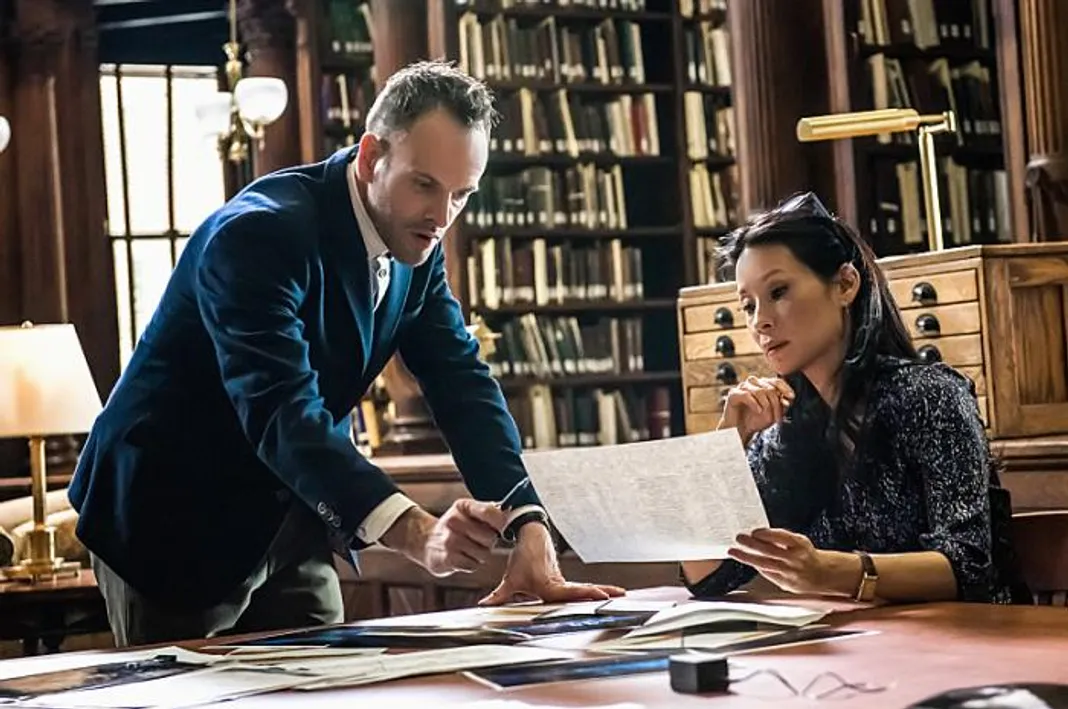 Elementary, Jonny Lee Miller and Lucy Liu Elementary, Jonny Lee Miller and Lucy Liu