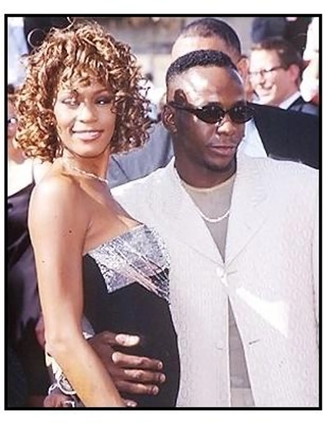 Whitney Houston and Bobby Brown