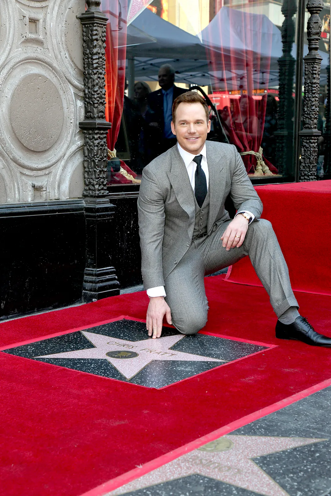 Chris Pratt Receives a Star on the Hollywood Walk of Fame Chris Pratt Receives a Star on the Hollywood Walk of Fame