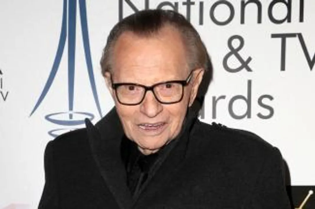 Larry King at The National Film and Television Awards 1st annual UK awards