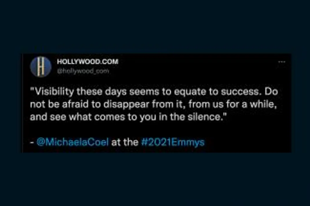 2021 emmys speech Michaela Coel