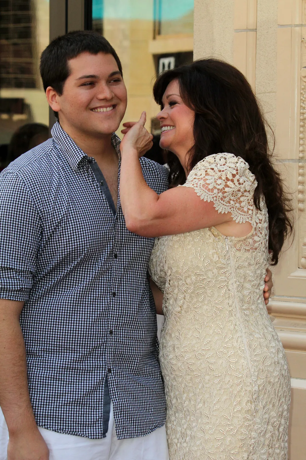 Valerie Bertinelli Star On The Hollywood Walk Of Fame Wolfgang Van Halen Valerie Bertinelli